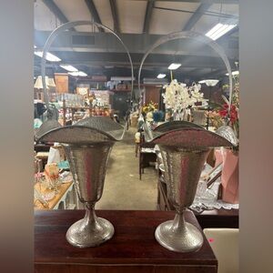 Two Vintage Bride’s Baskets